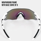 Reccy Unisex TrailGlide Rimless Sports Sunglasses - C3 Revo Polarized UV Protection