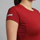 Reccy Women’s Ultralight Soft Breathable Super Stretch Moisture Wicking Athletic T-shirt - T-shirt