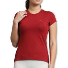 Reccy Women’s Ultralight Soft Breathable Super Stretch Moisture Wicking Athletic T-shirt - Rust / XS - T-shirt