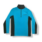 Ruggd Indian men's breathable hiking and trek T-shirt in blue, lightweight and comfortable for outdoor activities.