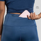 Ruggd Indian women's all-in-one training leggings in black, featuring a snug fit and stretchy fabric for active workouts.