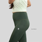 Ruggd Indian women's all-in-one training leggings in black, featuring a snug fit and stylish design for active wear.