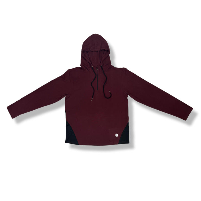 Indian women's Ruggd breathable hiking and trek T-shirt in brown, made for comfort during outdoor activities.