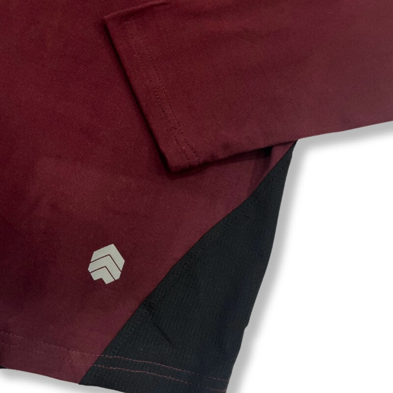 Ruggd Indian women's breathable hiking and trek T-shirt in brown, made for outdoor activities and comfortable trekking.