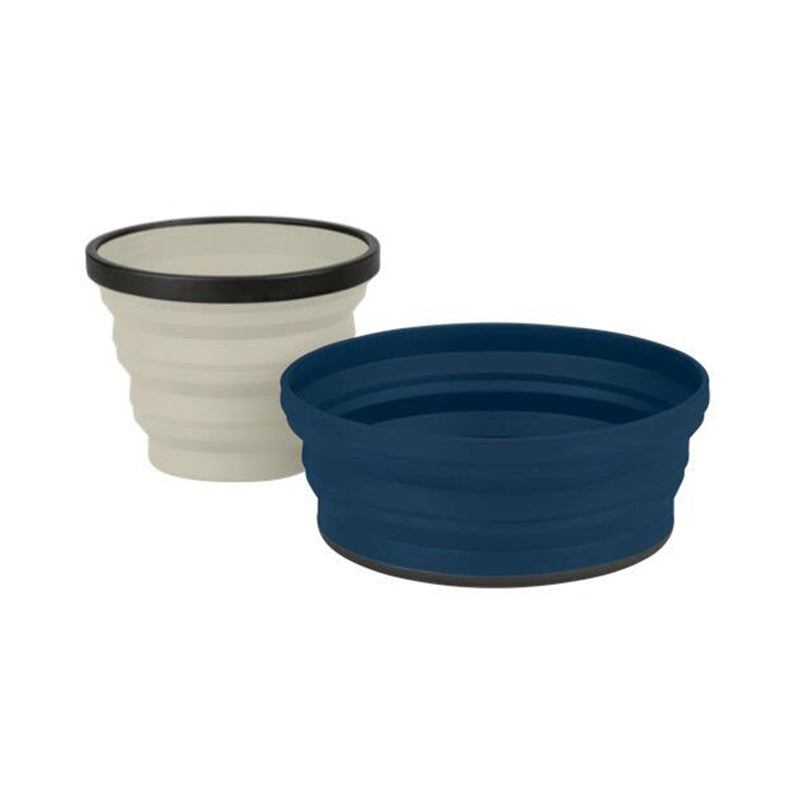 Sea to Summit Hiking Collapsible Mug & Bowl - Navy Blue / One Size - Camp Kitchen