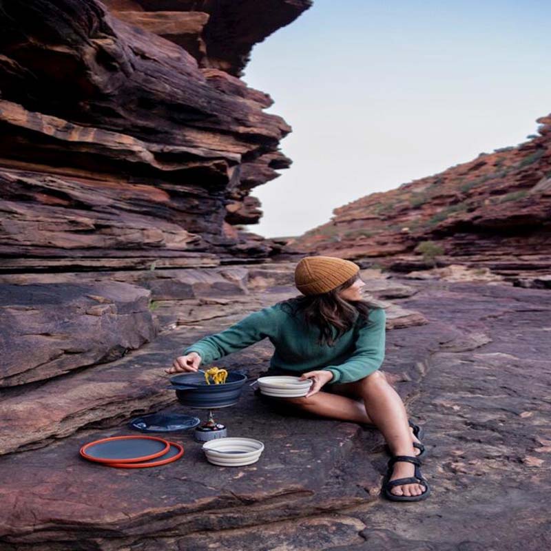 Sea to Summit Hiking Collapsible Mug & Bowl - Navy Blue / One Size - Camp Kitchen