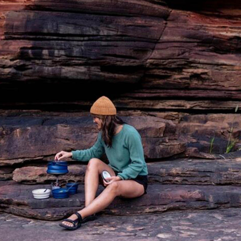 Sea to Summit Hiking Collapsible Mug & Bowl - Navy Blue / One Size - Camp Kitchen