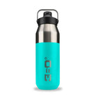 Sea to Summit Sip Cap Vacuum Insulated 550ml Black Bottle - Turquoise / 500 ml - Drinkware