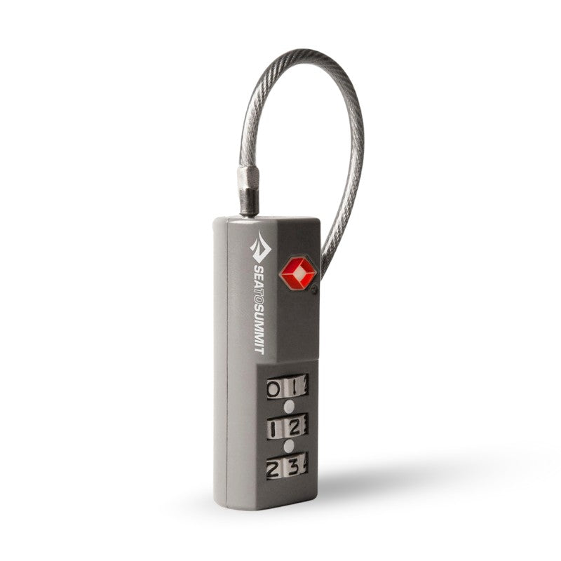 Sea to Summit TSA Travel Lock - Gray / One Size - Travel Essentials