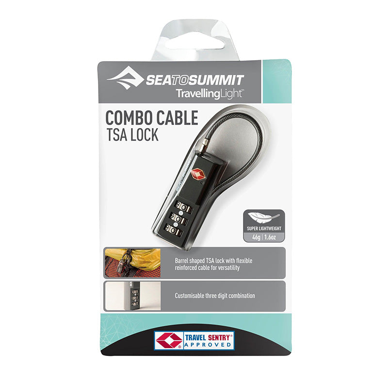 Sea to Summit TSA Travel Lock - Gray / One Size - Travel Essentials