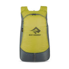 Sea to Summit Ultra-Sil 20L backpack shown with lightweight, waterproof design and adjustable shoulder straps.