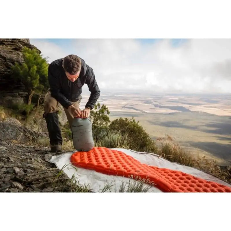 Sea to Summit Ultralight Insulated Air Sleeping Mat Regular - Orange / 1 Person - Sleeping Bags