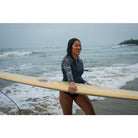 Shark Mate women's water sports UV rash guard T-shirt with full sleeves, designed for sun protection and active water activities.
