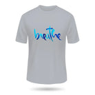 Gray SKiD O2 men's Breathe printed T-shirt from the pack of 2, featuring breathable fabric and graphic design.