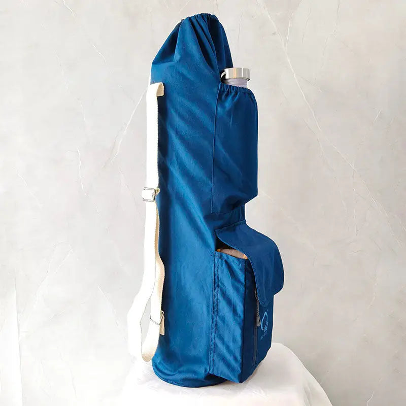 SkiD O2 Unisex 3 Pocket Canvas Block Style Yoga Bag