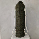 SkiD O2 Unisex Double Block Pocket Mat Yoga Bag - Olive Green - Yoga