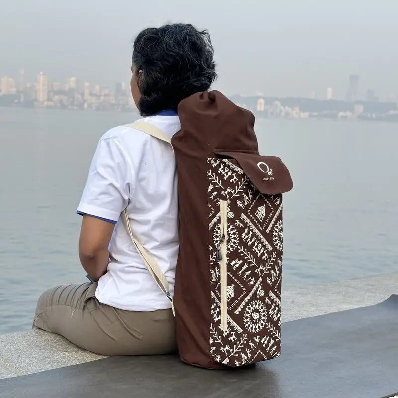 SkiD O2 Unisex Double Block Pocket Mat Yoga Bag