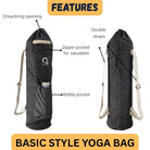 Skid O2 Unisex Yoga Mat Bag-2 Pockets - Yoga