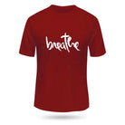 Red printed women's T-shirt from SKiD O2 Breathe collection, featuring a comfortable fit and vibrant design.