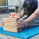 SkiD O2 Yoga Blocks- (Pack of 2) - Brown