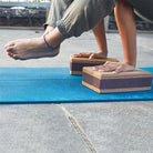 SkiD O2 Yoga Blocks- (Pack of 2) - Brown