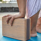 SkiD O2 Yoga Blocks- (Pack of 2) - Brown