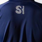 Surface Interval women's oceanic rash guard T-shirt with full sleeves in navy blue, designed for sun protection and active wear.