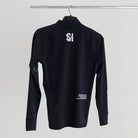 Surface Interval Women's Oceanic Human Rash Guard full sleeve T-shirt in black, designed for sun protection and active wear.