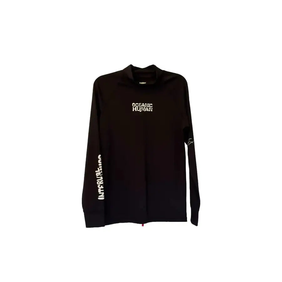 Surface Interval Unisex Oceanic Human Rashguard 2.0 - Black / XS - T-shirt