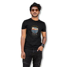The Mahua Store Men’s Country Roads Print T-shirt - Black / XS - T-shirt