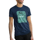 The Mahua Store Men’s Ladakh Print T-shirt - Navy / XS - T-shirt