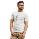 The Mahua Store Men’s Leave Footprints-Take Memories Print T-shirt - White / XS - T-shirt