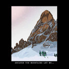 The Mahua Store Men’s Mountains Let Me Print T-shirt - T-shirt
