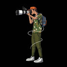 The Mahua Store Men’s The Photographer-Male Print T-shirt - T-shirt