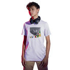 The Mahua Store Men’s Prayer Flag Print T-shirt - T-shirt