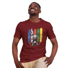 The Mahua Store Men’s Ride On Print T-shirt - Red / XS - T-shirt