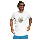 The Mahua Store Men’s To ’Summit’ Up! Print T-shirt - White / XS - T-shirt
