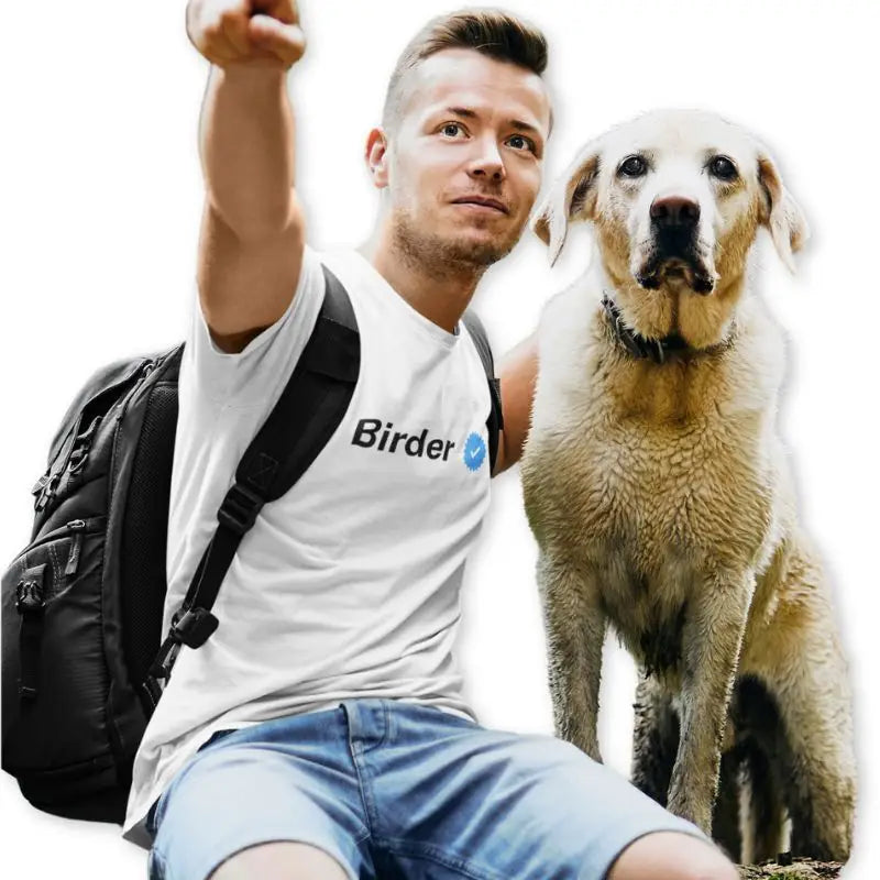 The Mahua Store Men’s The Verified Birder Female Print T-shirt - White / XS - T-shirt