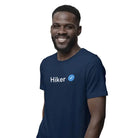 The Mahua Store Men’s The Verified Hiker Male Print T-shirt - Navy / XS - T-shirt