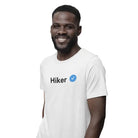 The Mahua Store Men’s The Verified Hiker Male Print T-shirt - White / XS - T-shirt