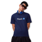 The Mahua Store Men’s The Verified Hippie Male Print T-shirt - Navy / XS - T-shirt