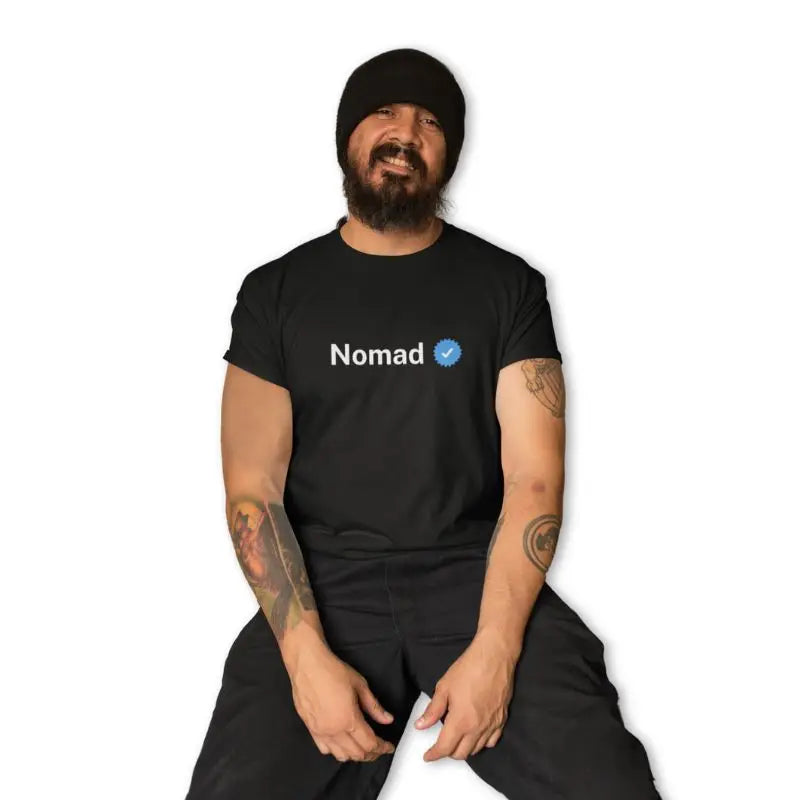 The Mahua Store Men’s The Verified Nomad Male Print T-shirt - Black / XS - T-shirt