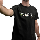 The Mahua Store Men’s Voyager Print T-shirt - Black / XS - T-shirt