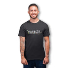 The Mahua Store Men’s Voyager Print T-shirt - Gray / XS - T-shirt