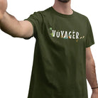 The Mahua Store Men’s Voyager Print T-shirt - Green / XS - T-shirt