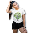 The Mahua Store Women’s Forest Force Print T-shirt - White / XS - T-shirt