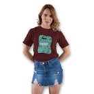 The Mahua Store Women’s Ladakh Print T-shirt - Red / XS - T-shirt