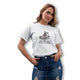 The Mahua Store Women's Rambler's Boots Print T-shirt
