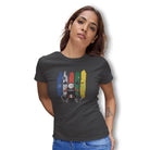 The Mahua Store Women’s Ride On Print T-shirt - Gray / XS - T-shirt