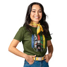 The Mahua Store Women’s Ride On Print T-shirt - Green / XS - T-shirt